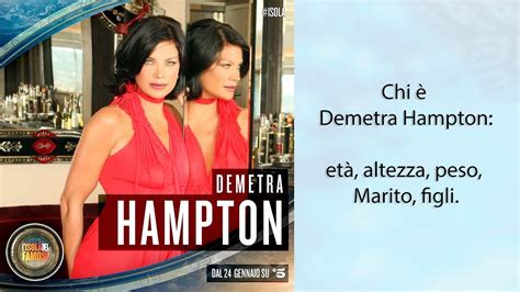 demetra hampton altezza|Demetra Hampton: età, altezza, peso, marito 